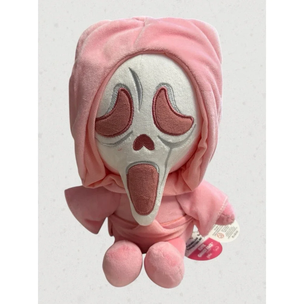 Youtooz Scream Collection - Cute Ghost Face (Pink) 9-Inch Plush Tag Chewed